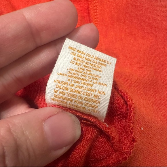 Anthropologie Orange Flower Embroidered Hooded Cardigan - Picture 7 of 8